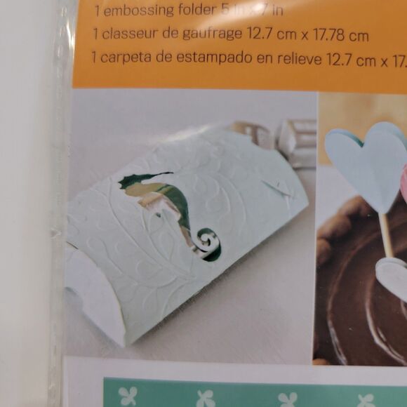 Cricut Cuttlebug MODERN VINES, FORMAL SQUARES Embossing Folders Lot of 2 NEW - Picture 6 of 16